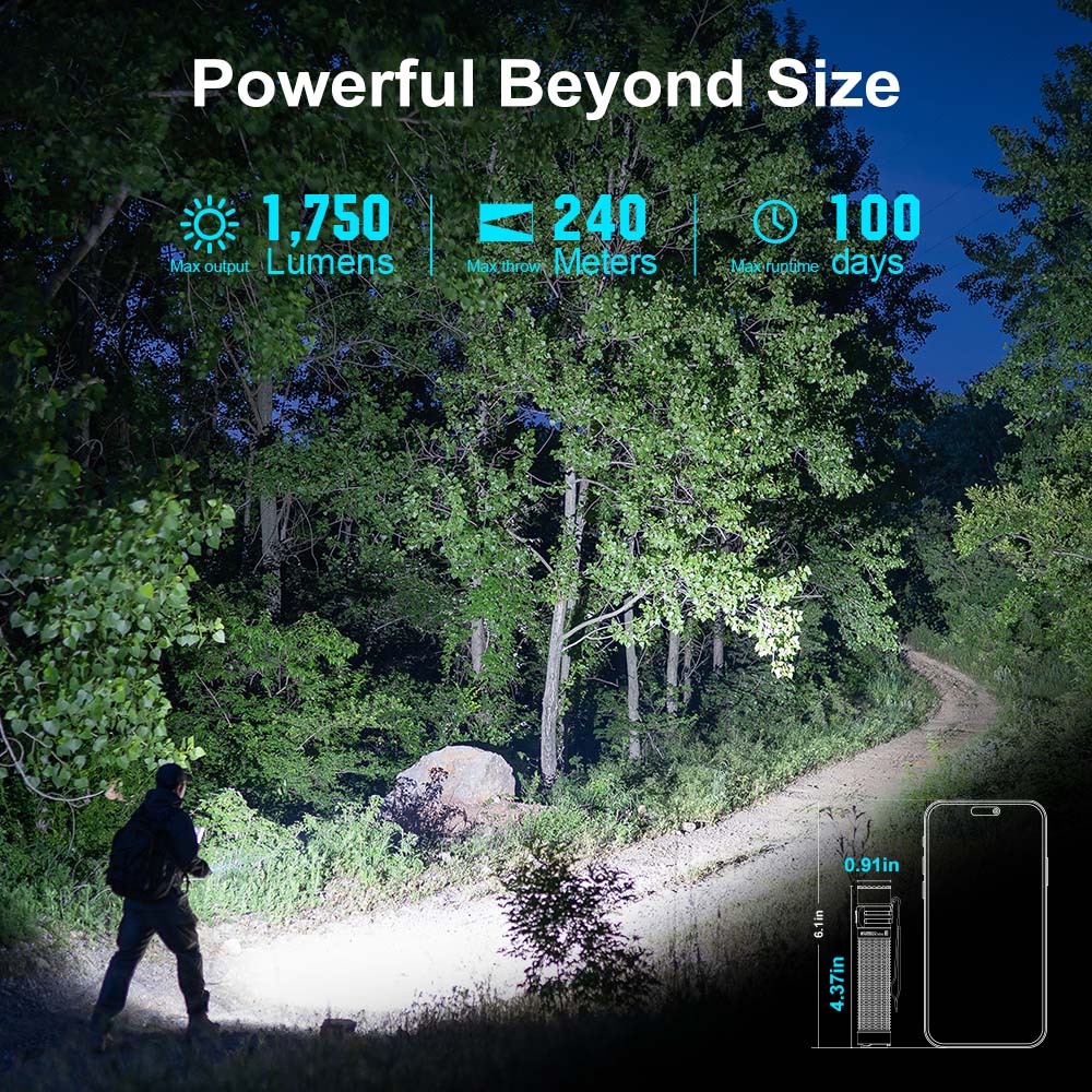 Warrior Mini 3 Portable Tactical Flashlight