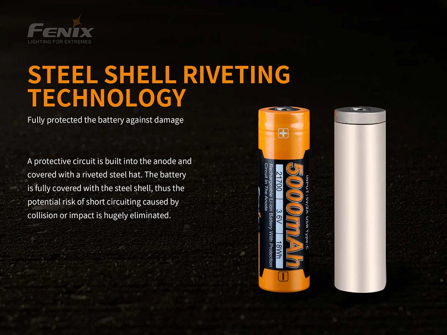 5000mAh Rechargeable Battery w/USB-C charging
