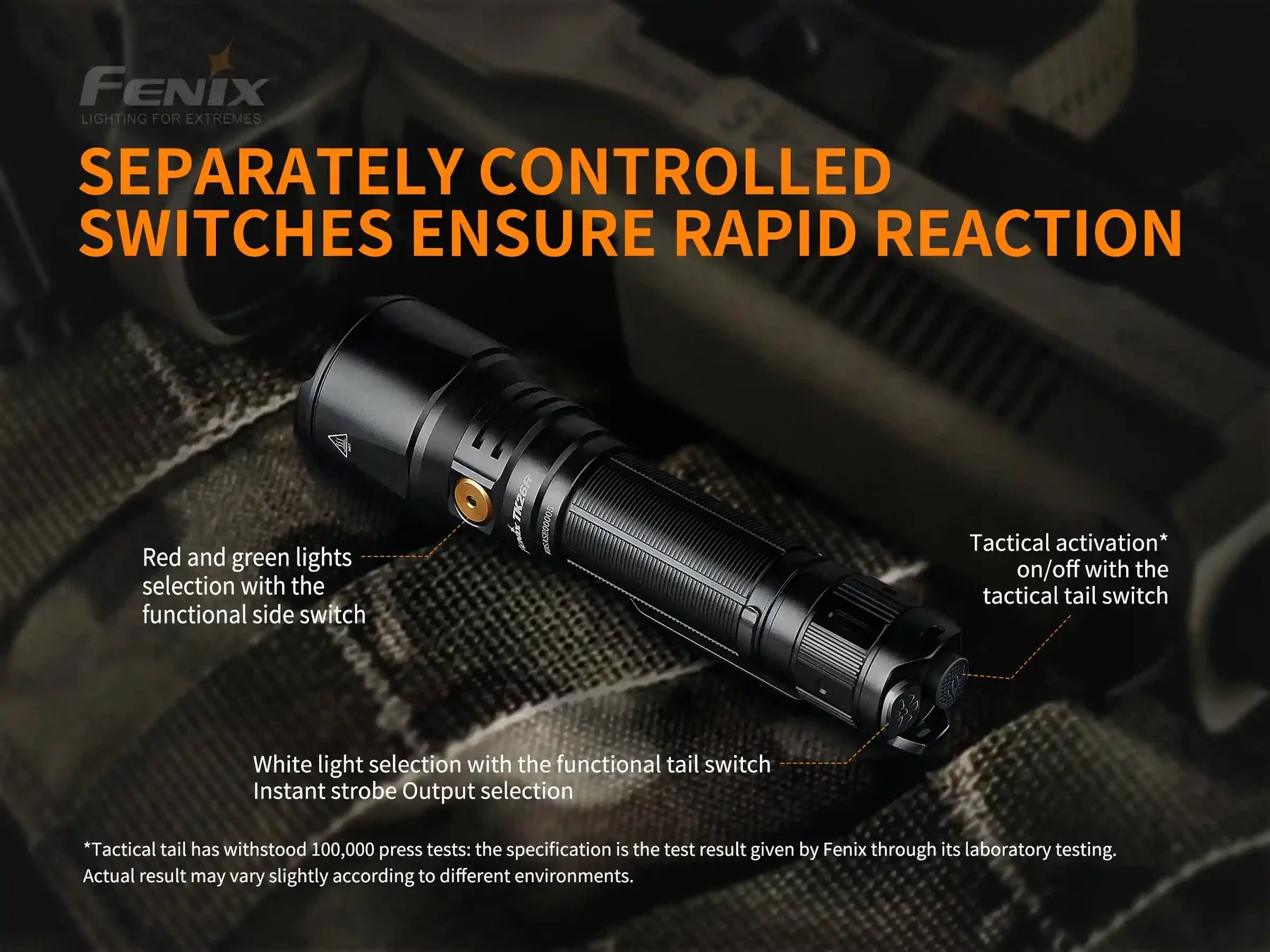 Fenix TK26R Tactical Flashlight