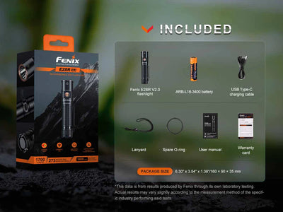 Fenix E28R V2.0 Rechargeable EDC Flashlight
