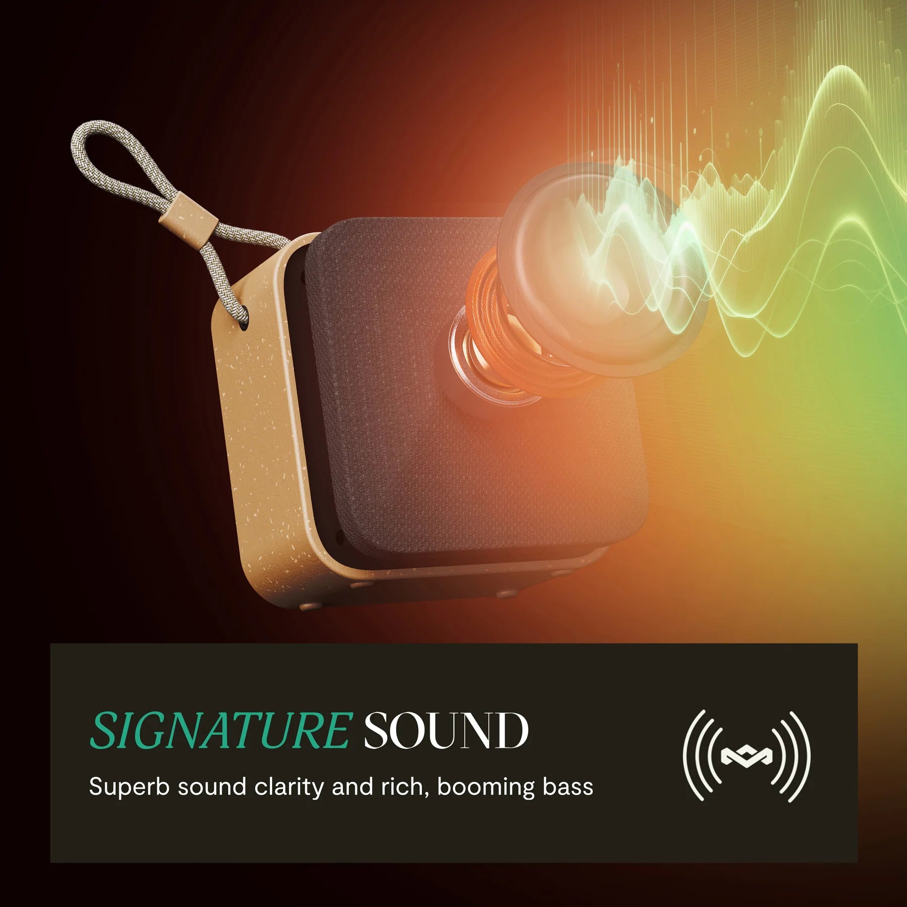 House Of Marley Rise Up Waterproof Bluetooth Speaker