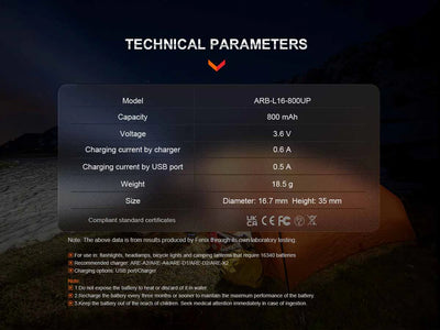 Fenix ARB-L16-800UP