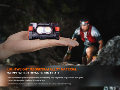 Fenix HM65R-T V2.0 Rechargeable Lightweight Trail Running Headlamp