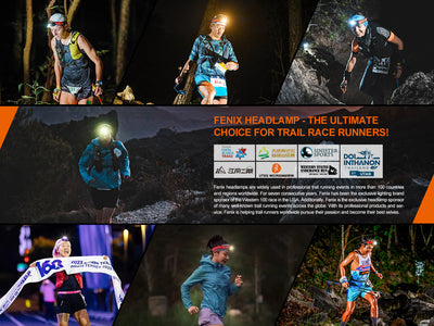 Fenix HM65R-T V2.0 Rechargeable Lightweight Trail Running Headlamp