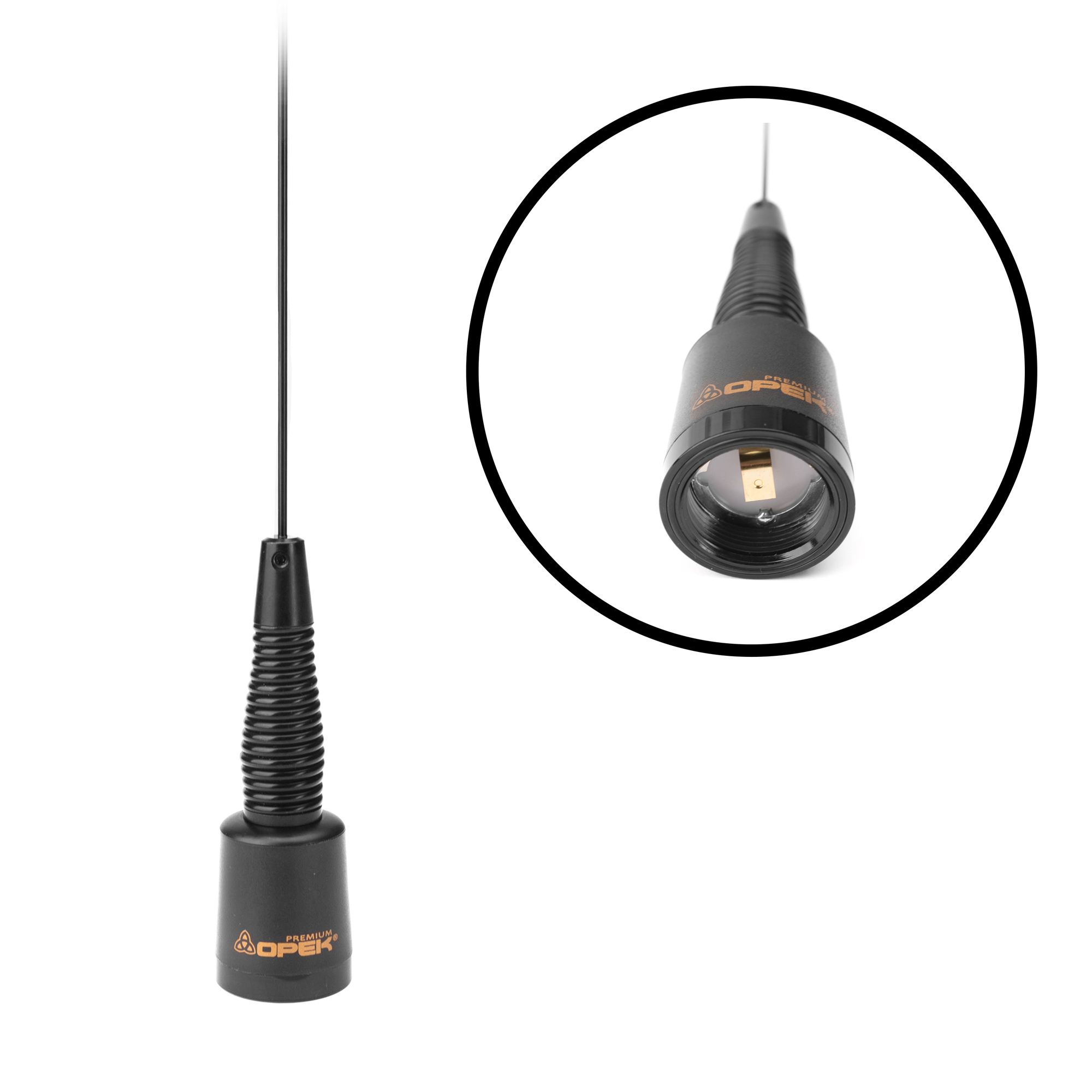1/4 Wave 38 MHz Bandwidth (136-174 MHz) VHF GP Antenna (Black)