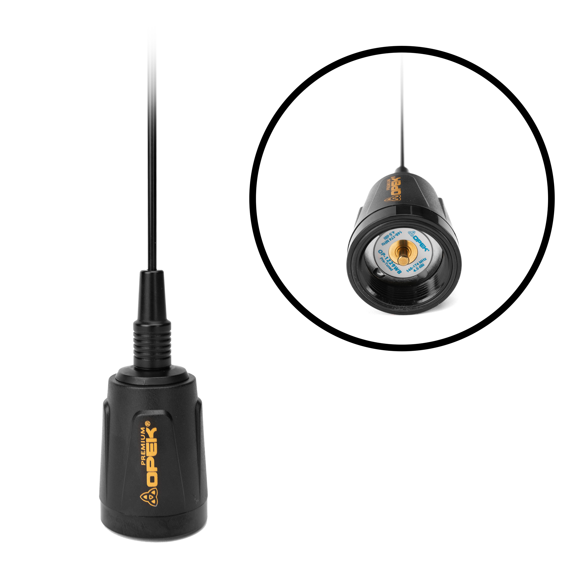 1/2 Wave 26 MHz Bandwidth (148-174 MHz) VHF NGP Pre-tuned No Cutting Antenna (Black)