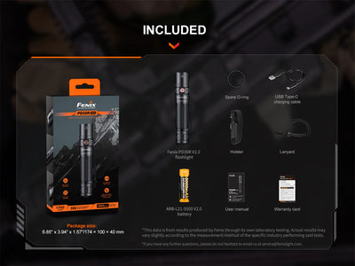 Fenix PD36R V2.0 Compact Rechargeable Tactical